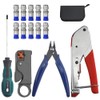 BGTXINGI 14Pcs Coaxial Cable Compression Crimping Tool Kit - RG59
