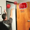 Mini Red Basketball Hoop Set, Over The Door Hoop Set