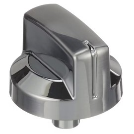 W10303835 Chrome Fan Control Knob Compatible With Whirlpool Cooktops - Budora - WPW10303835, 1875927, PS11752426