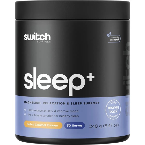 vendor-unknown Switch Nutrition Sleep+ Magnesium Salted Caramel 240g