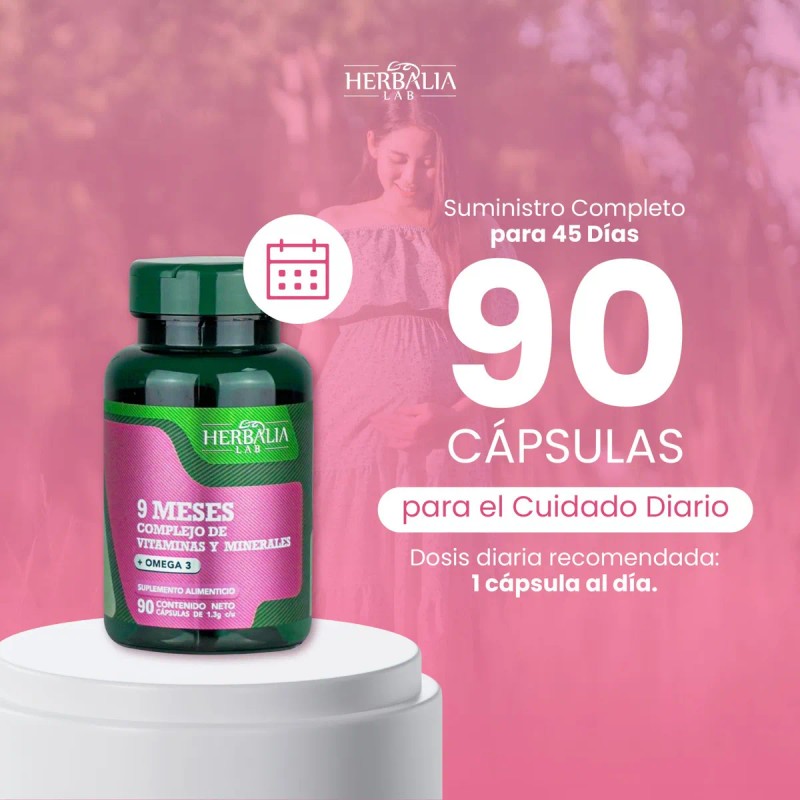 Multivitamnico 9 Meses para Embarazadas con Omega 3 - cido