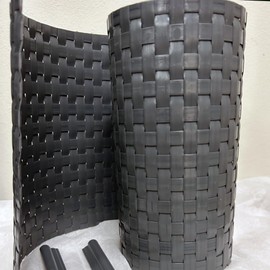 TENAX Flexi 0.19 x 2.05 m, Anthracite, HDPE Privacy Screen Strips with 2 Clips, Decorative Privacy Screen for Grid Fences, Gates, Railings, Balconies and Gardens