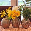 WHW Whole House Worlds Iconic Golden Vases, Set of 3,