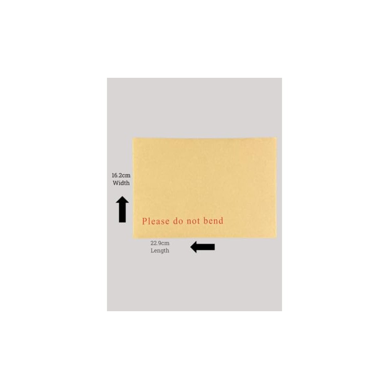 Board Backed Envelopes A5 / C5 Do Not Bend -