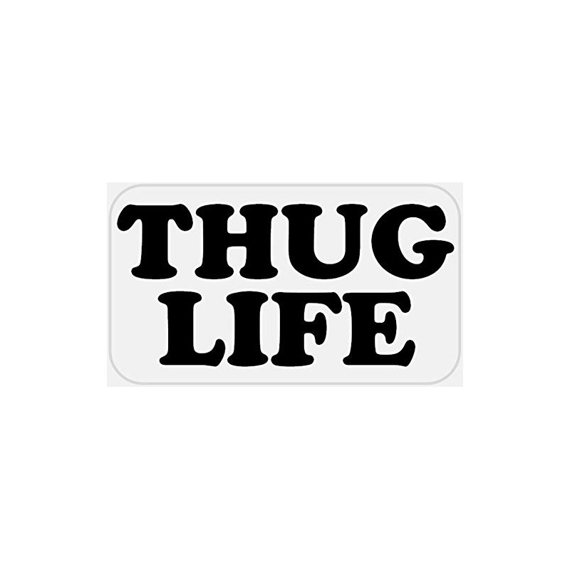 Thug Life - 25 Stickers Pack 2.25 x 1.25 inches