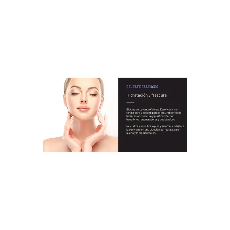 Tónico Facial Celeste Essences Agua Lavanda 120ml Día Noche Hidratante
