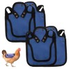 TOMVAES 4 Pack Waterproof Chicken Saddle, Breathable Feather Protector, Chicken