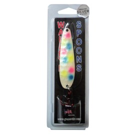 Catchmore Big Brother Walleye Spoon, 3-1/4" - 2 Spoons Same Color (Wonderbread/Silver Back)