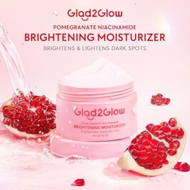 crema facial hidratante e iluminadora con 5% Niacinamide, gel cream con granada para tono desigual y Allantoin para piel sensible, 100 g