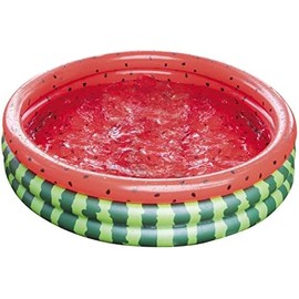 JILOng JL-688000 RDGR Piscina de 3 Anillos (124 x 124 x 28 cm (tamaño Inflable) JL-688000 RDGR Mediano