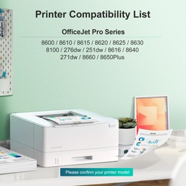 WEKVA 950XL 951XL Combo Pack Compatible Replacment for High Yield hp 950 951 Ink Cartridges Combo Pack Work with HP OfficeJet Pro 8600 8610 8620 8100 8630 8660 8640 8615 76DW 251DW (5 Pack)