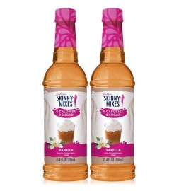 Jordan's Skinny Syrups, Sugar Free Flavoring Syrup, Vanilla, 25.4 Fl Oz (2 Pack)