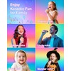 LOFICOPER Mini Karaoke Machine, Portable Bluetooth Karaoke Speaker with 2