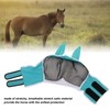 Mesh Horse Fly Mask Elastic UV Protection Detachable Breathable Horse