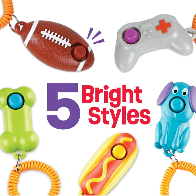 Brightkins Pet Training Tool Click and Reward Clicker Game Controller