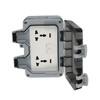 Waterproof Socket Charging Receptacle Power Outlet IP66 PC Electricity Accessory