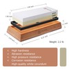 Paudin Premium Whetstone Knife Sharpener Stone Kit 1000/6000 Grit -