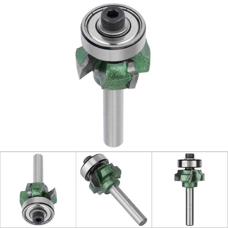 Woodworking Milling Cutter 4 Teeth Trimming Cutter Edge Trimmer Router
