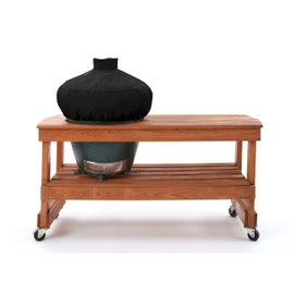 Covermates Kamado Dome Grill Cover - Weather Resistant Outdoor Cover, Protects Big Green Egg Large Table and Round Grills Outdoor, Classic 12-Guage Vinyl, in Table 29 Diameter x 23H, Black