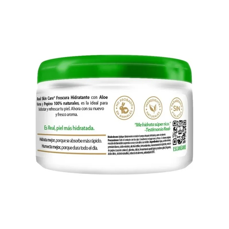 Crema Corporal Real Para Piel Seca 220 Gr Aloe Y