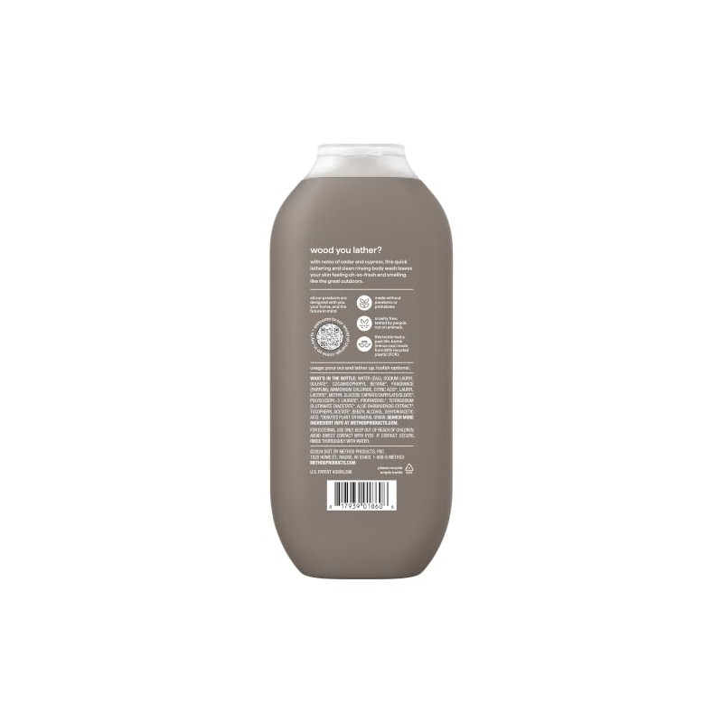 Method - Hombre Body Wash Cedar + Cypress - 18