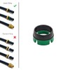 PE Pipe Fitting Brass Fitting Coupling Angle Clamp Connector Sleeve