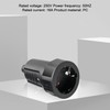 3 Pairs Schuko Plug Coupling: 250V 16A IP44 Protective Contact