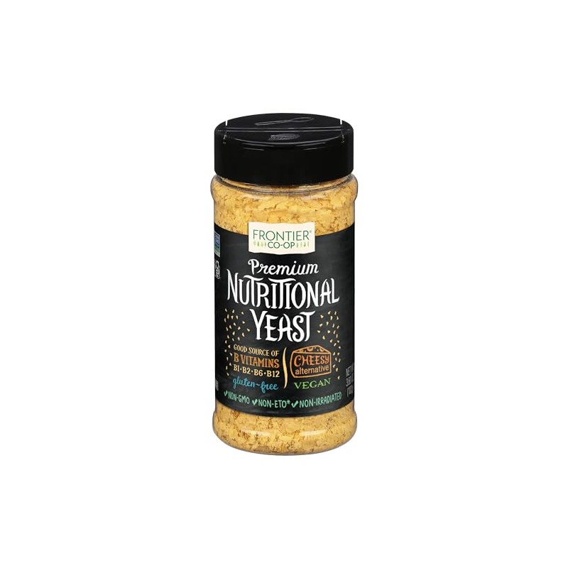 Frontier Co-op Premium Nutritional Yeast Flakes, 3.6 oz. - Vegan,
