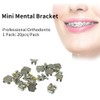 20PCS/Pack Dental Orthodontic Metal Mini Bracket Braces (ROTH 022.3.4.5)