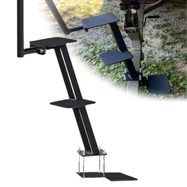 Universal Boat Trailer Steps - 3 Steps Fit for Bass, Pontoon & Hunting Boats - No-Slip Surface, 400LB Capacity - Fits 3'-3.5' Tongues