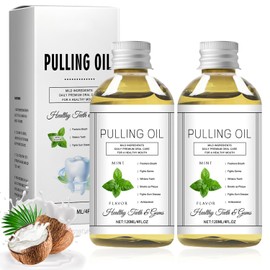 Cocofresha Pulling Oil, Pure Organic Coconut Oil Pulling 4 Oz Mint Flavor, Cocofresha Pulling Oil for Teeth and Gums, Coco Fresha Powerful Organic Coconut Peppermint Pulling Oil