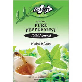 Dalgety Pure Peppermint Herbal Infusion 6x72g Cartons (6 Pack) 100% Natural Tea (Total 108 Teabags); Delicious and Packed with Unique Health Benefits