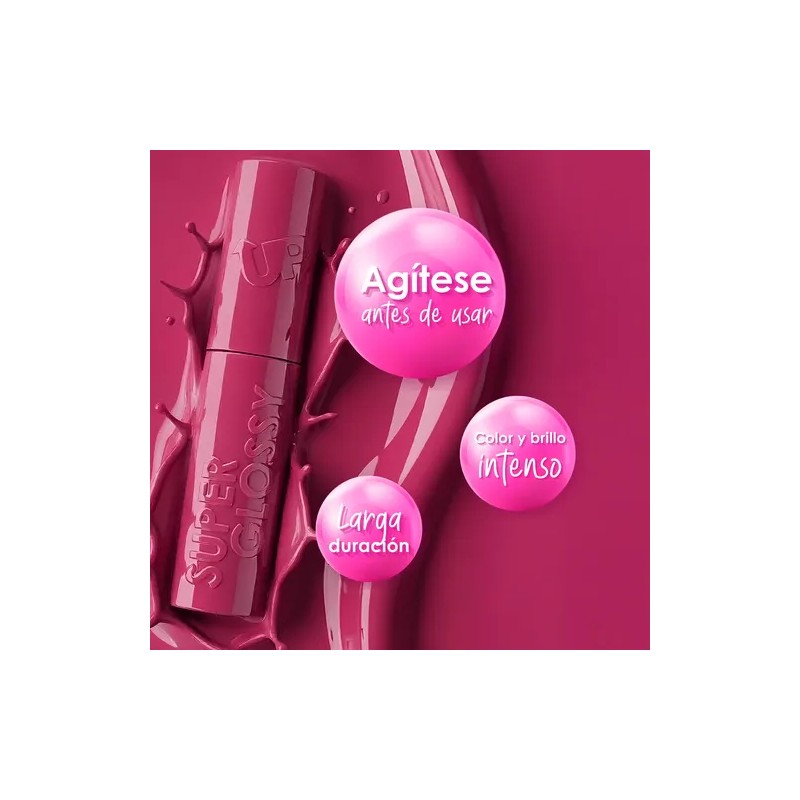 Pink Up, Super Glossy, Labial De Larga Duración