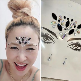 Halloween Face Crystal Sticker Ghost Pumpkin Decoration Mask Ornament Stationery Accessories Ornament Festival Cash on Delivery or Pay upon Order / 할로윈 페이스 크리스탈 스티커 유령 호박 장식 마스크 장신구 문구 악세사리 장식품 축제 착불 또는 주문시 결제