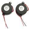 RuiLing 2-Pack DC 3-24V 85 dB Active Piezo Buzzer Piezoelectric
