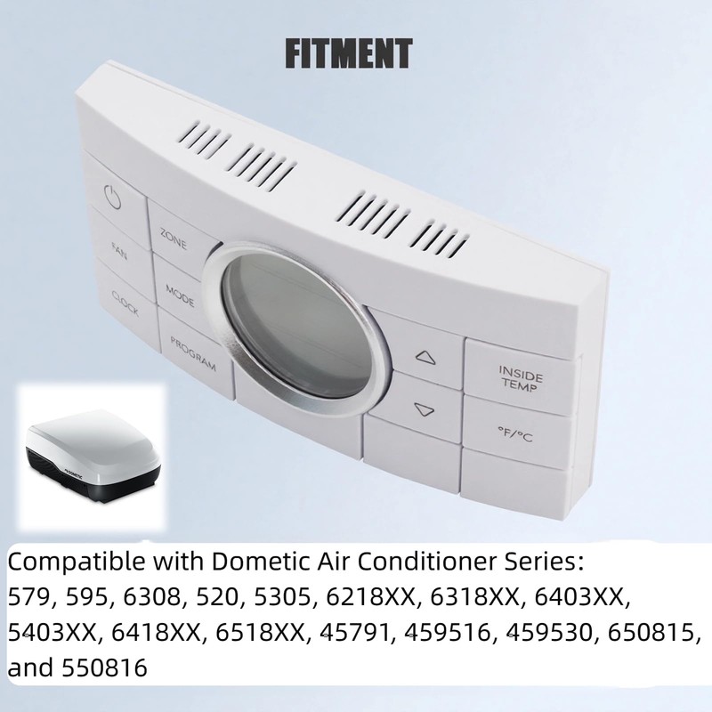 3314082.000 RV Thermostat Multi-Zone Comfort Control Center 2 10-Button White