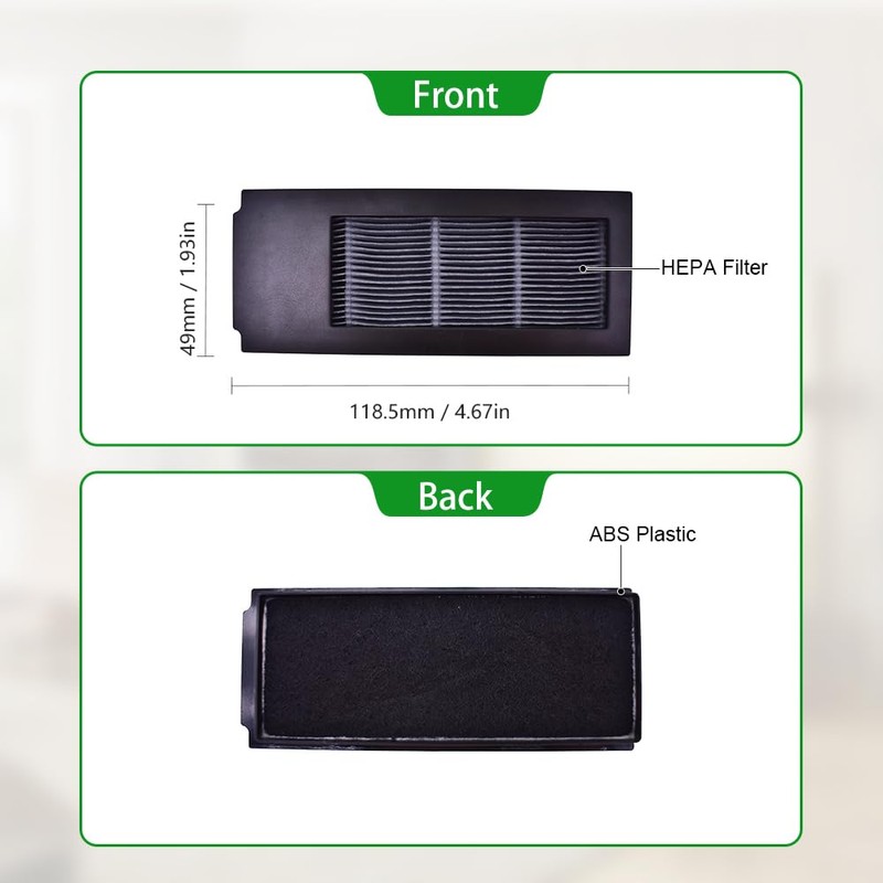 Neutop HEPA Filter Replacement Compatible with Ecovacs Deebot X2 Omni