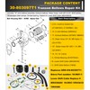 Transom Bellows Repair Reseal Kit & Lower Shift Cable For