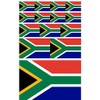 Daged South Africa sticker card, 14 pieces, car, motorcycle, biker