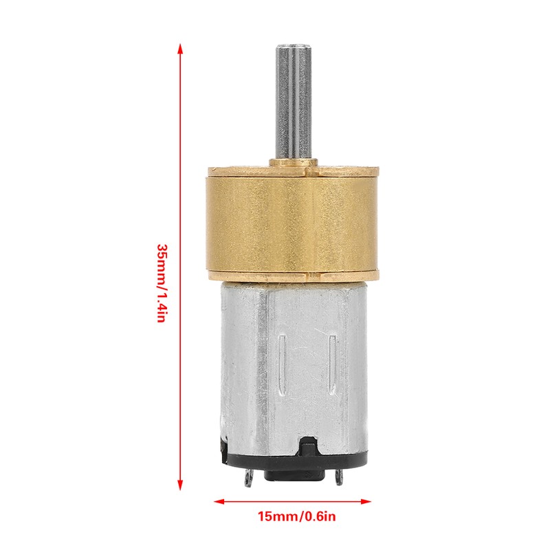 DC6V 14MM N20 Micro Metal Gear Box Dustproof Motor For