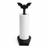 Gothic Bat Paper Towel Holder for Kitchen – Wooden Halloween