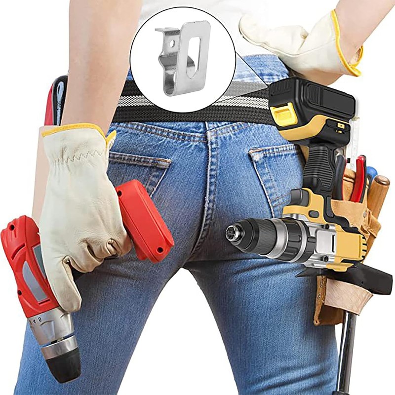 6Pcs Replacement Belt Hook Clip Sturdy Driver Belt Clip Hook