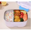 EVARGC 110V Electric Heating Lunch Box Portable for Car Office