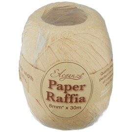 Eleganza Paper Raffia 8mm x 30m No.02 Natural