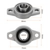 sourcing map 4pcs KFL004 Flanged Pillow Block Bearings 20mm Bore,
