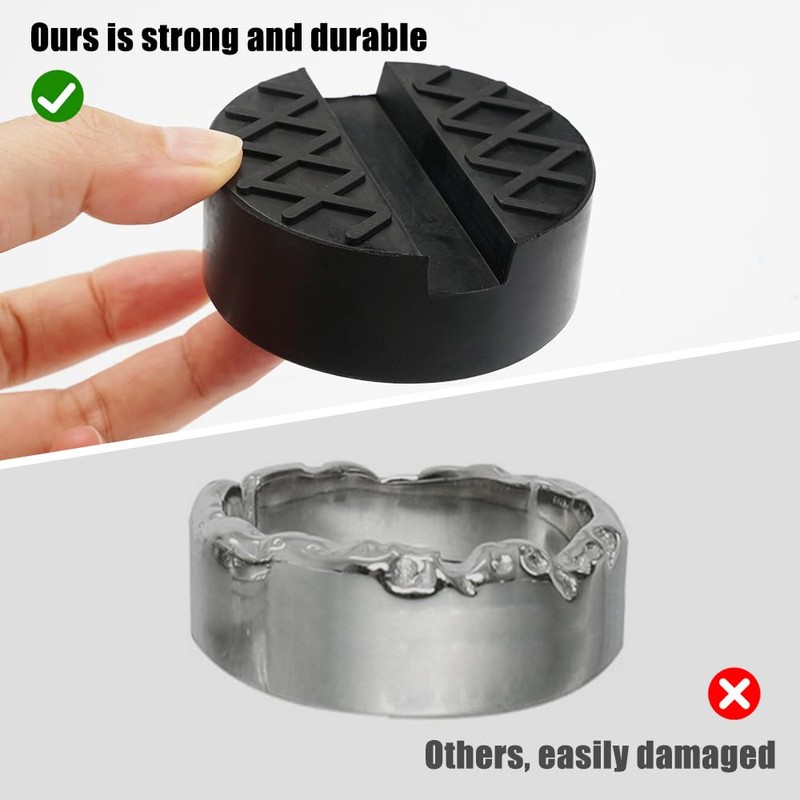 Pack of 2 Rubber Pad Car Jack Rubber Car Jack