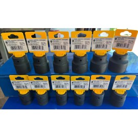 Dewalt 14pc Impact Socket Set 3/4" Drive Metric - 6pt 22mm - 42mm DWMT80742 NEW