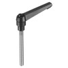 sourcing map Adjustable Clamping Lever Handle M8 x 70mm Metric