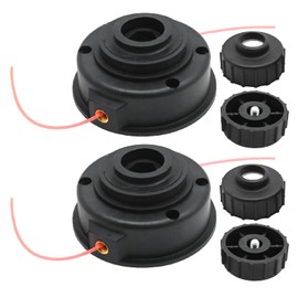 JUUDDENPARTS 2 Pcs Mower Trimmer Head, Strimmer Bump Feed Line Spool Replacement for Ryobi Expand