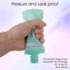 Flyanzebi 12Pcs Leak Proof Refillable Squeeze Pouches, Travel Containers for
